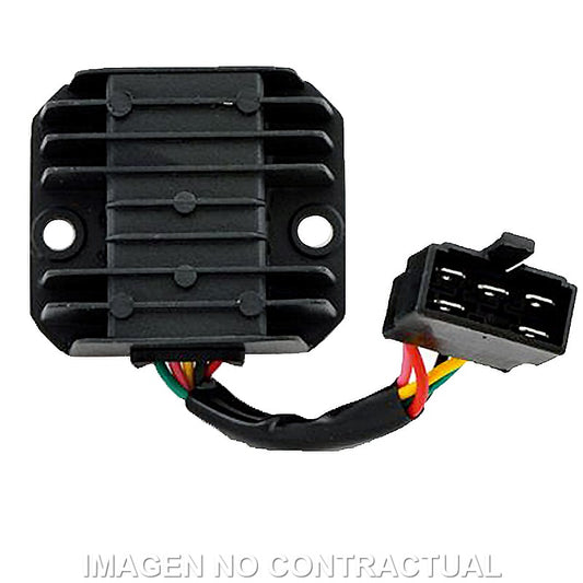 Regulador 12V/10A - Monofase - CC - 5 Cables - Conector 5 Fastons
