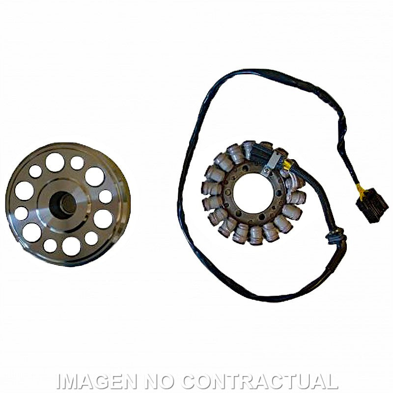 Volante Magnético 18 Polos Trifase 12V