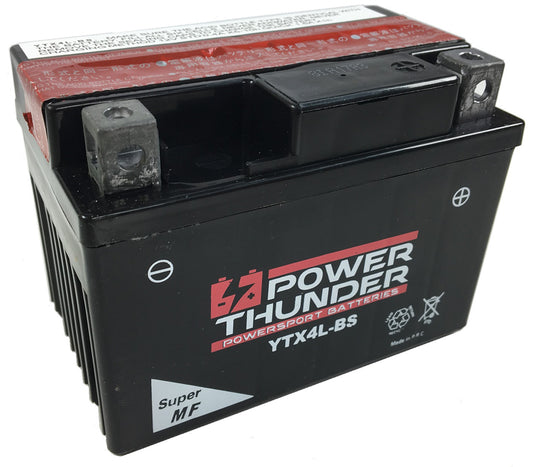 Batería Power Thunder CTX4L-BS Sin Mantenimiento