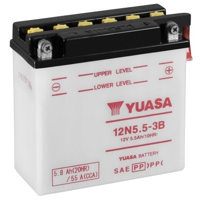 Batería Yuasa 12N5.5-3B Combipack Convencional