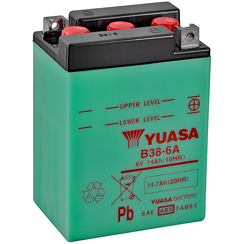 Batería Yuasa B38-6A Convencional