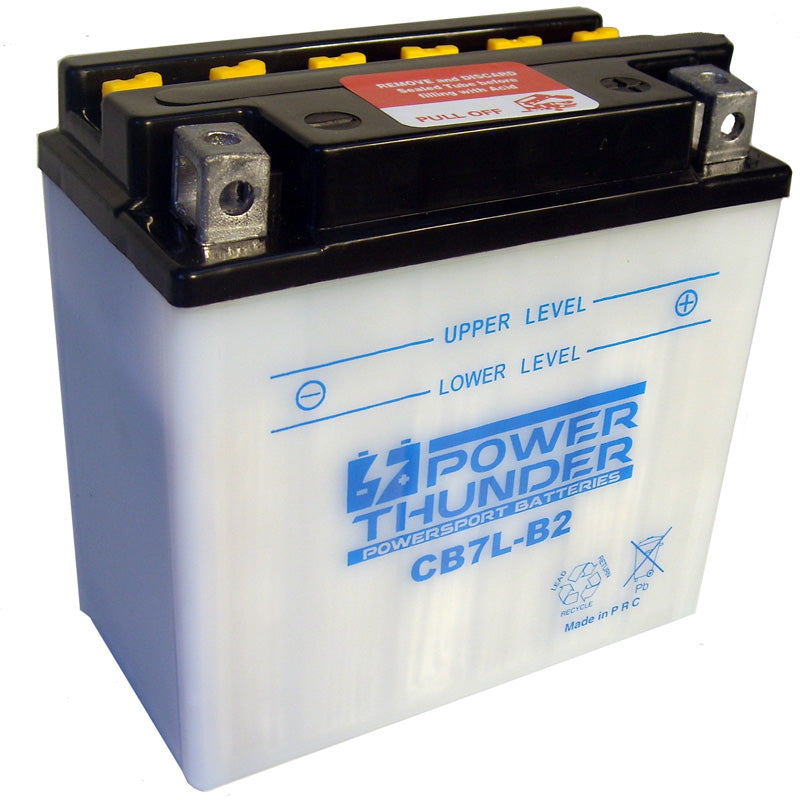 Batería Power Thunder CB7L-B2 Convencional