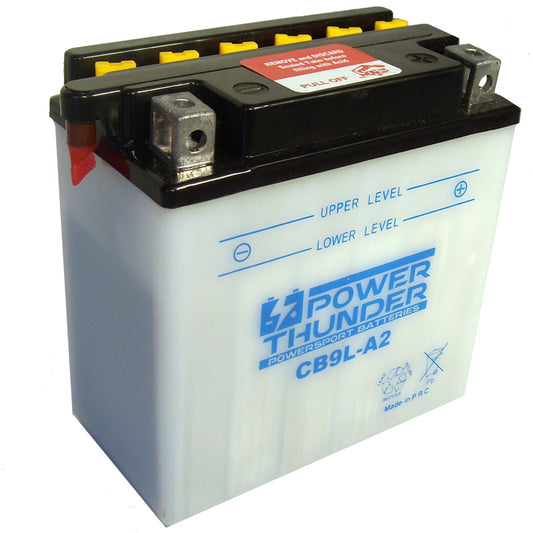 Batería Power Thunder CB9L-A2 Convencional