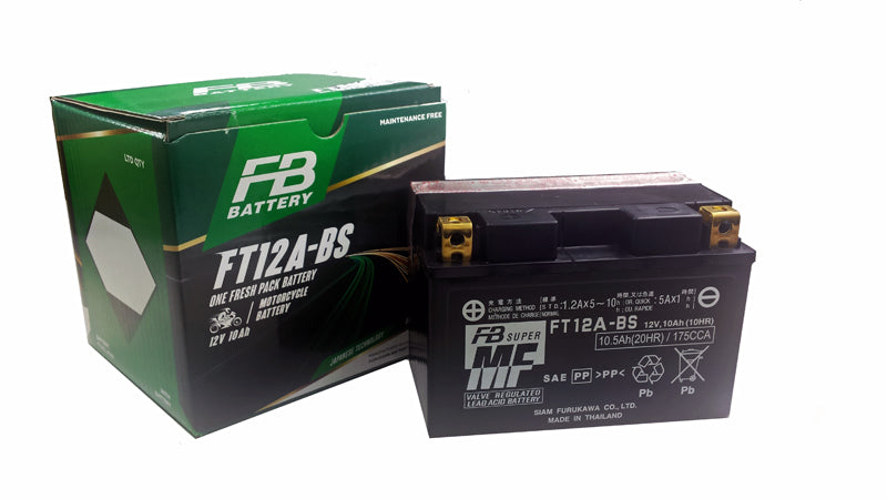 Batería Furukawa FT12A-BS Sin Mantenimiento