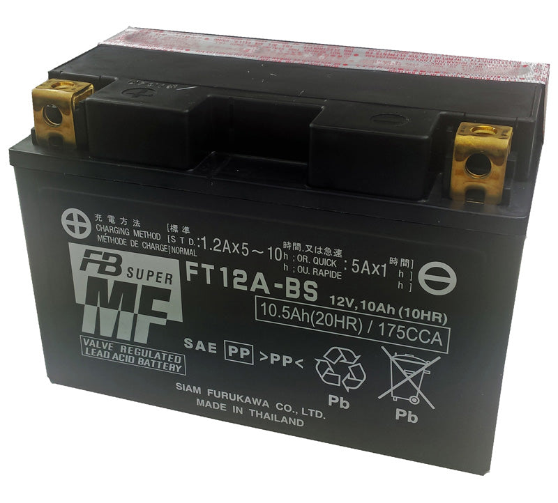 Batería Furukawa FT12A-BS Sin Mantenimiento
