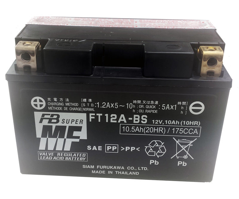 Batería Furukawa FT12A-BS Sin Mantenimiento