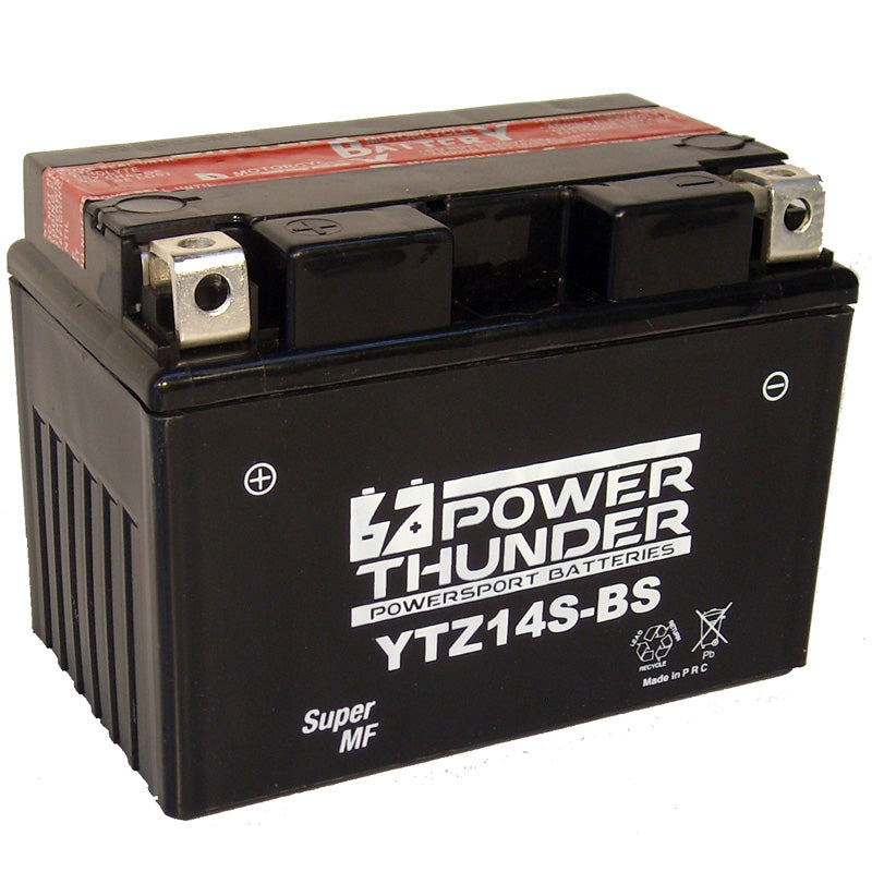 Batería Power Thunder CTZ14S-BS Sin Mantenimiento