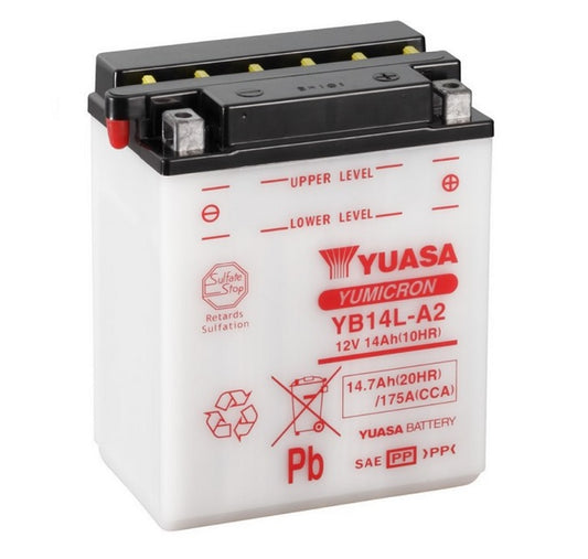 Batería Yuasa YB14L-A2 Convencional