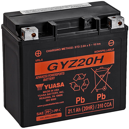 Batería Yuasa GYZ20H Alto Rendimiento
