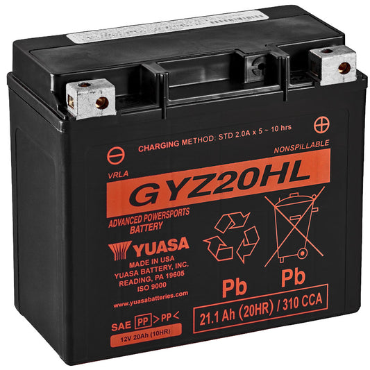 Batería Yuasa GYZ20HL Alto Rendimiento