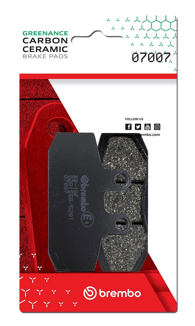 Pastillas de freno Brembo genuinas (7007)