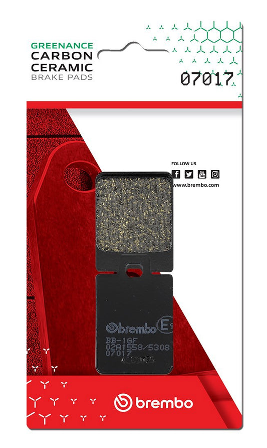 Pastillas de freno Brembo genuinas (7017)