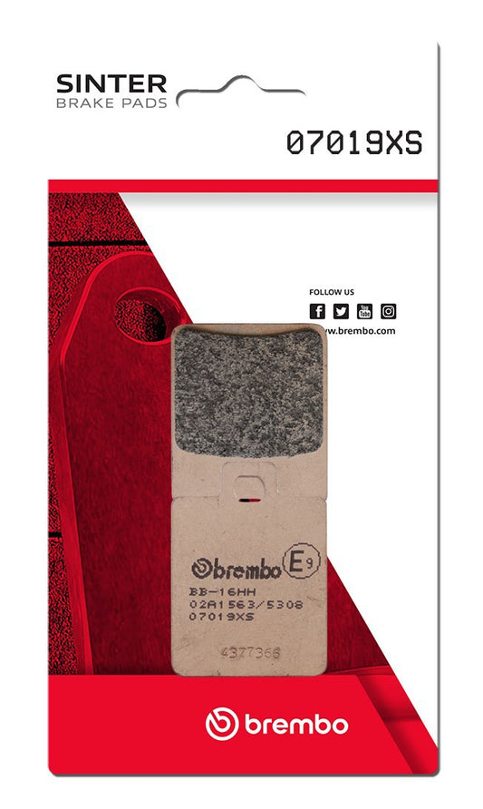 Pastillas freno Brembo sinterizadas (07019XS)