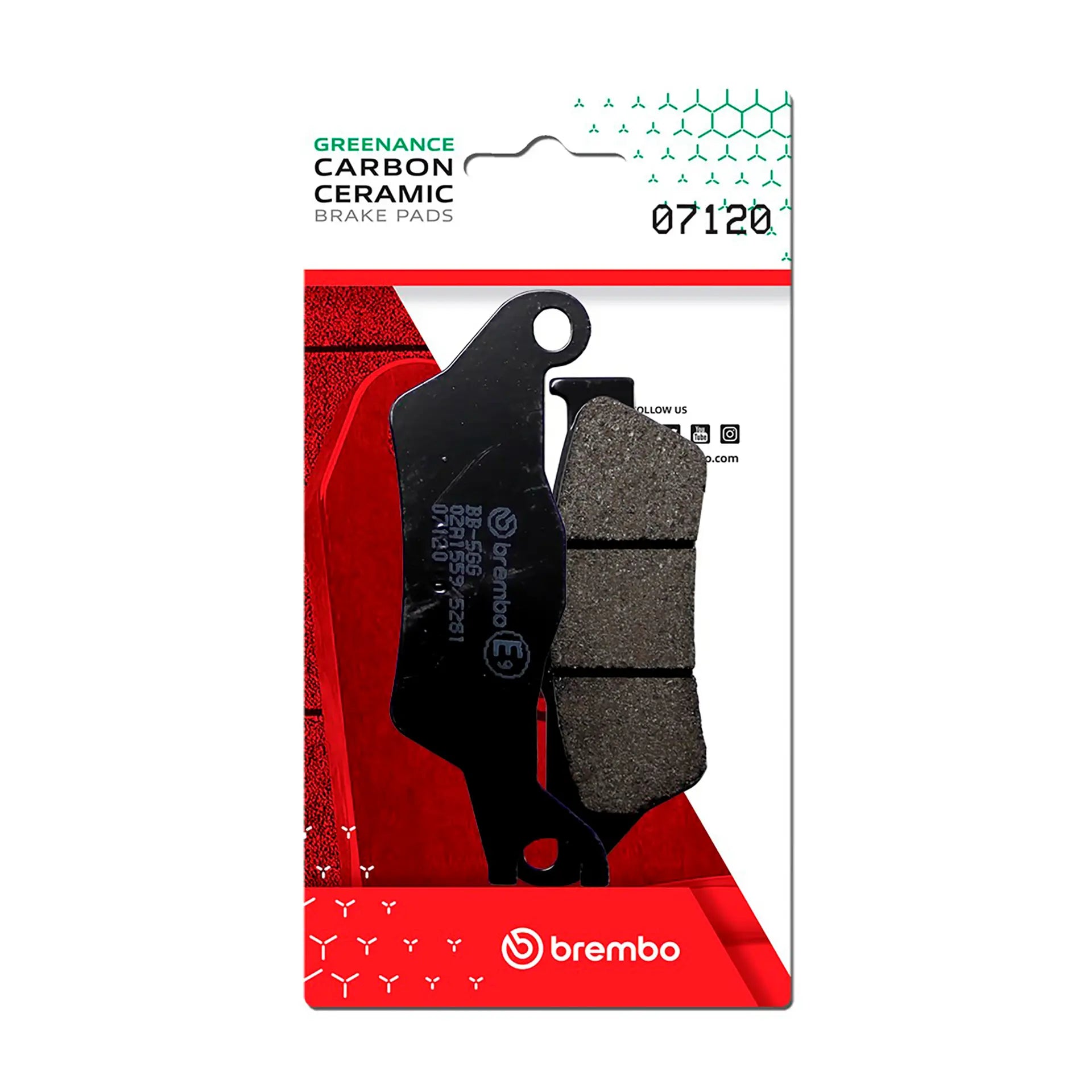 Pastillas de freno Brembo genuinas (7020)