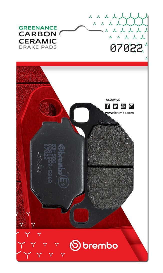 Pastillas de freno Brembo genuinas (7022)