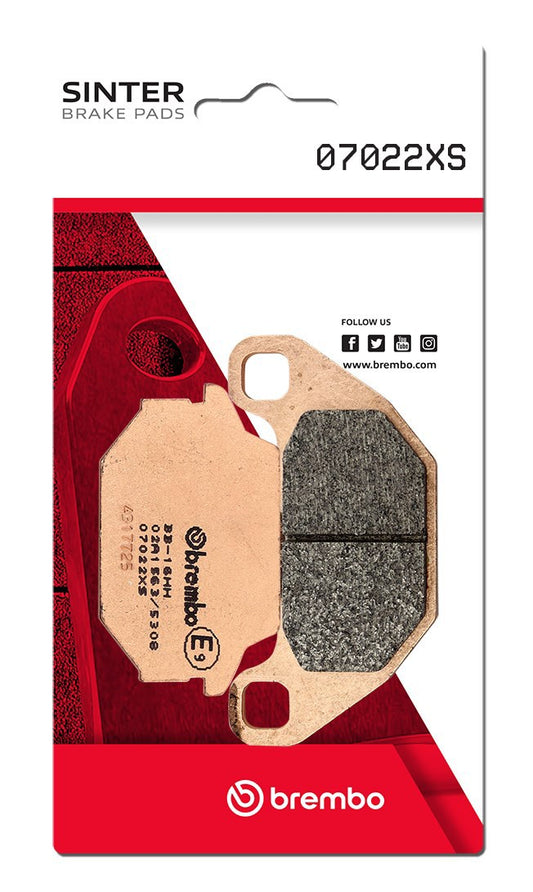 Pastillas freno Brembo sinterizadas (07022XS)
