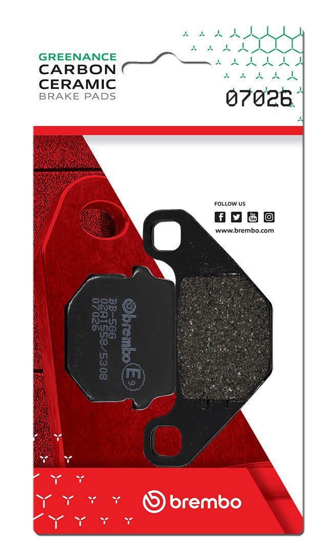 Pastillas de freno Brembo genuinas (7026)