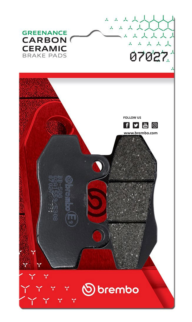 Pastillas de freno Brembo genuinas (7027)