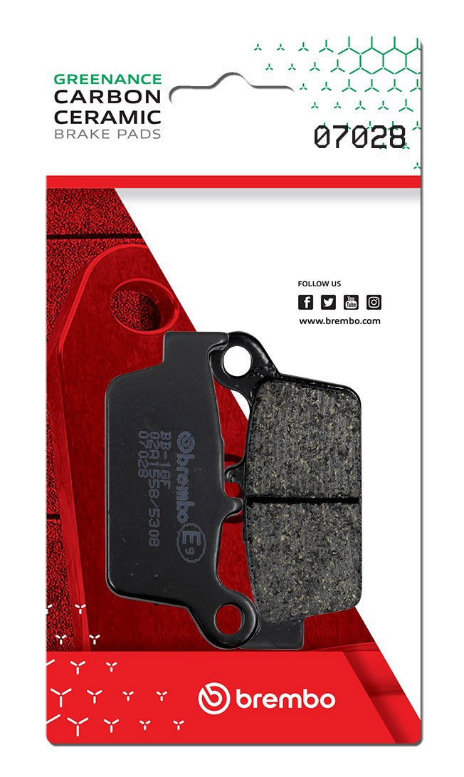 Pastillas de freno Brembo genuinas (7028)