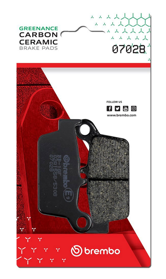 Pastillas de freno Brembo genuinas (7028)