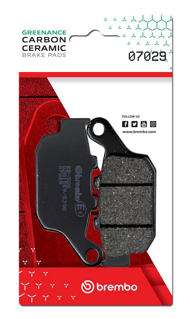 Pastillas de freno Brembo genuinas (7029)