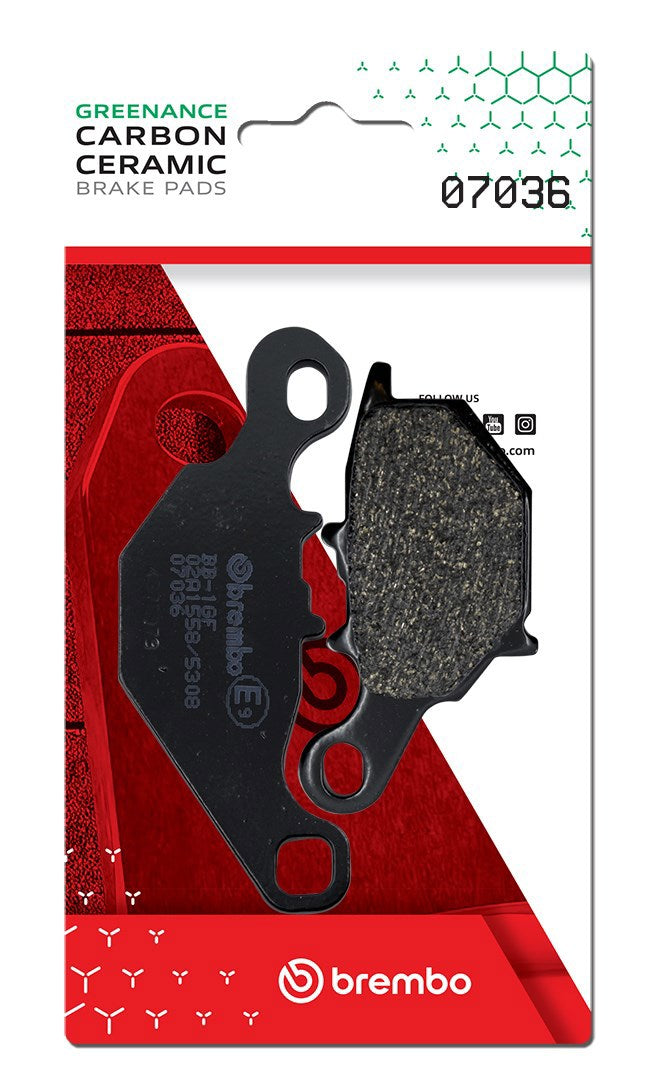 Pastillas de freno Brembo genuinas (7036)