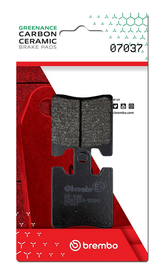 Pastillas de freno Brembo genuinas (7037)