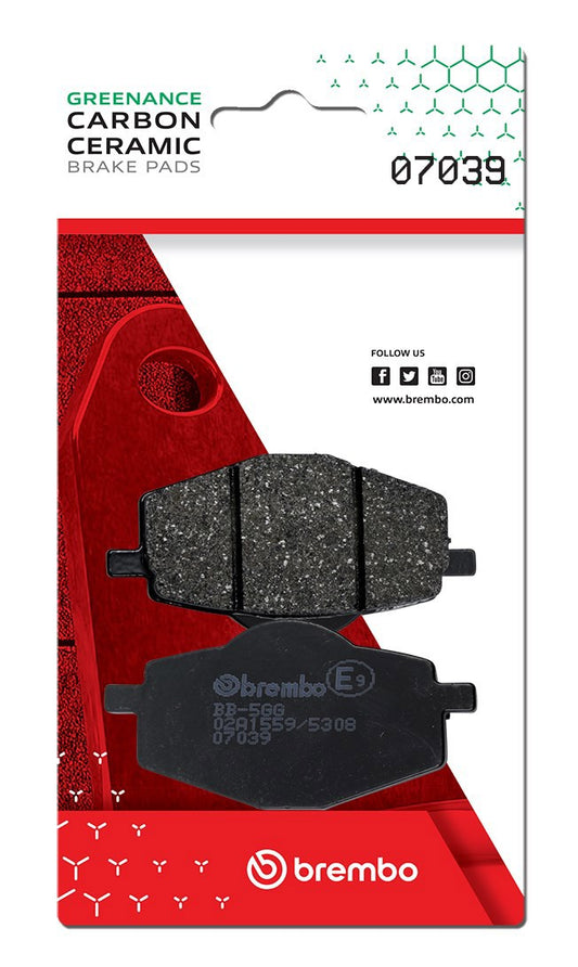 Pastillas de freno Brembo genuinas (7039)