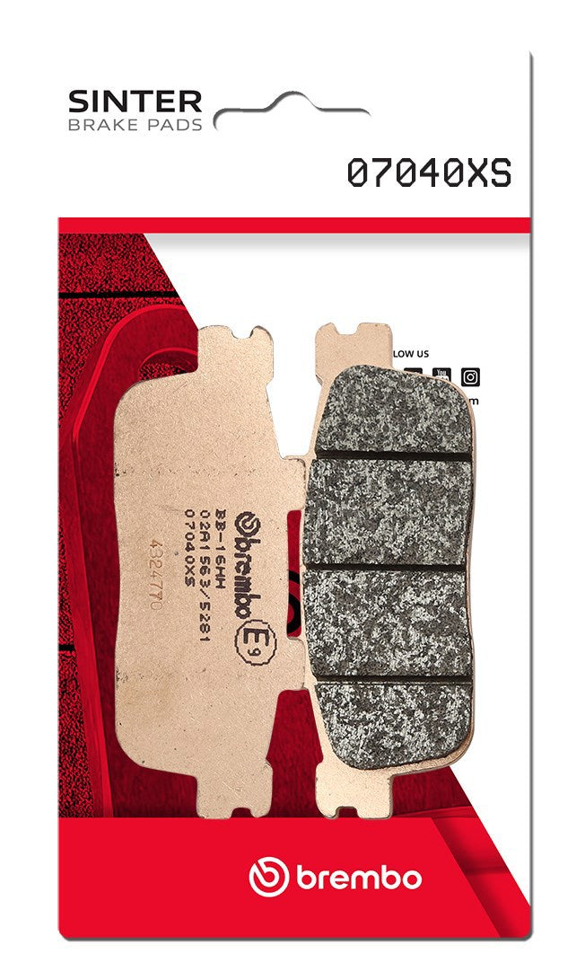 Pastillas freno Brembo sinterizadas (07040XS)