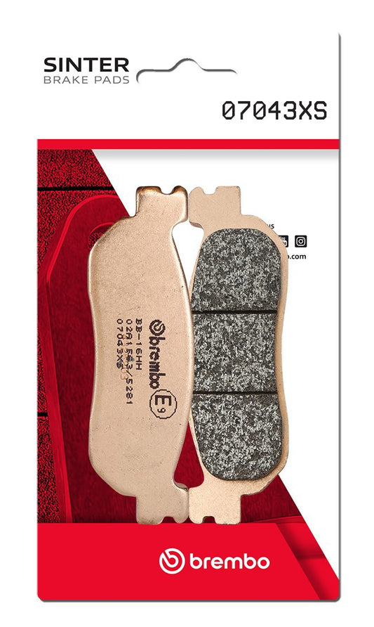 Pastillas freno Brembo sinterizadas (07043XS)