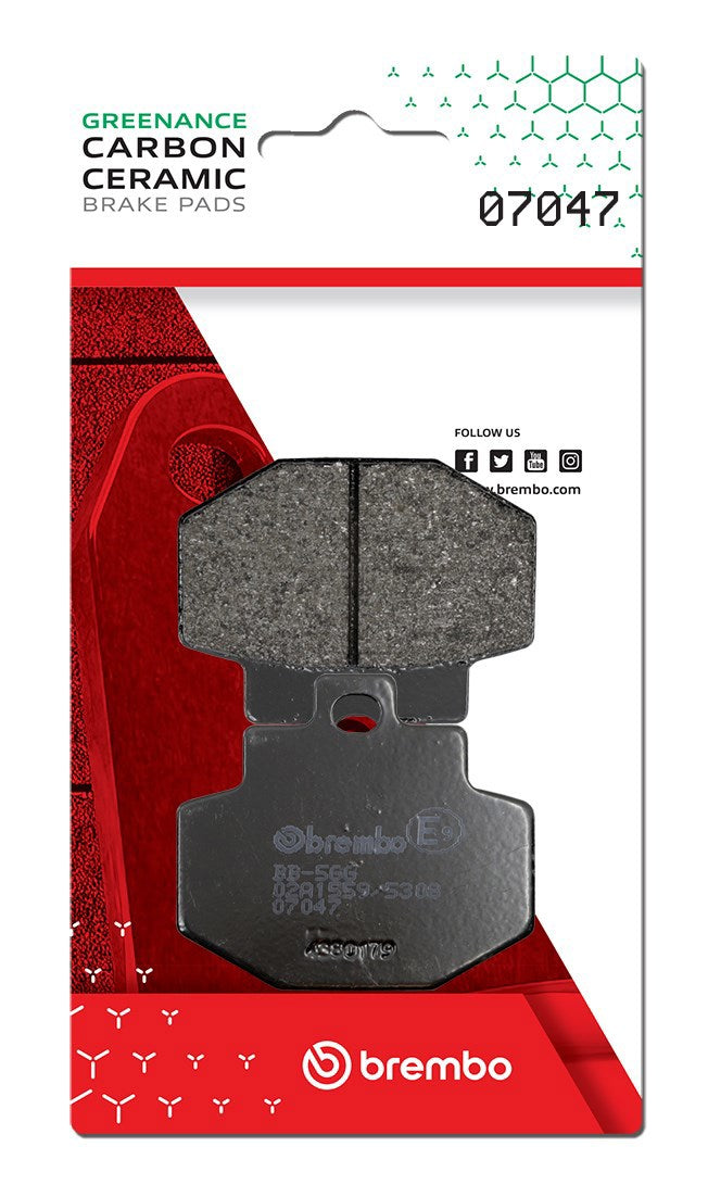 Pastillas de freno Brembo genuinas (7047)