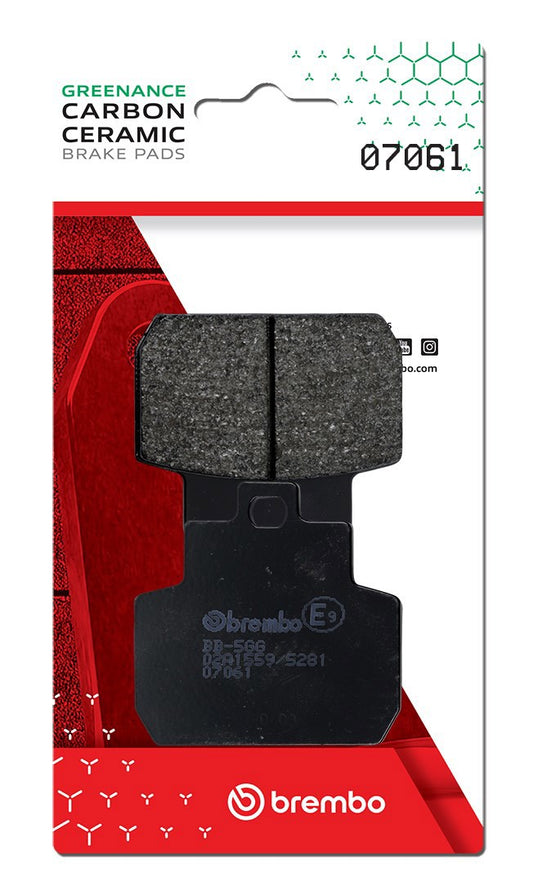 Pastillas de freno Brembo genuinas (7061)