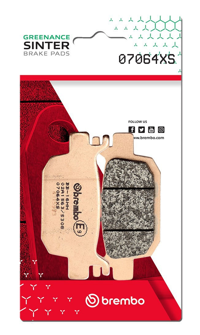 Pastillas freno Brembo sinterizadas (07064XS)