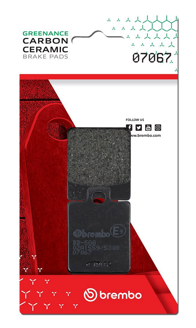 Pastillas de freno Brembo genuinas (7067)