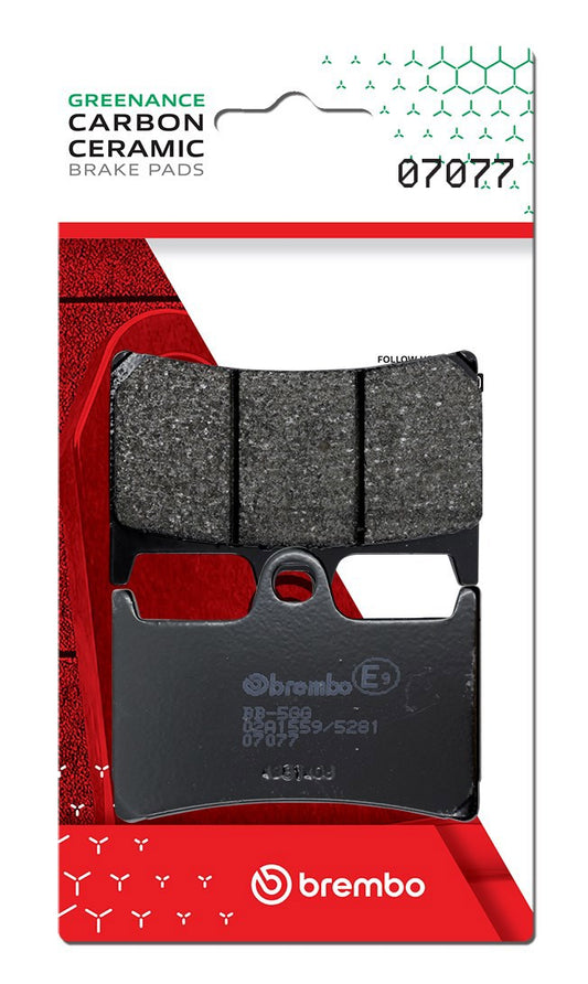 Pastillas de freno Brembo genuinas (7077)