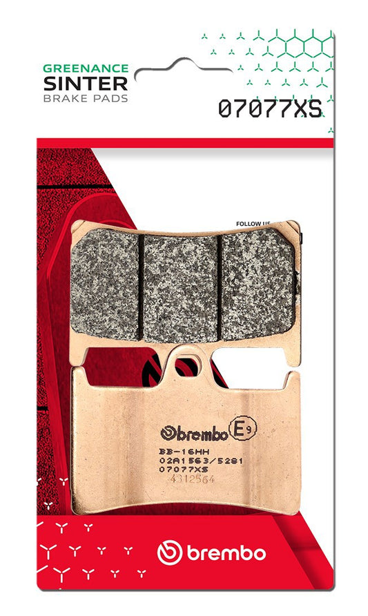 Pastillas freno Brembo sinterizadas (07077XS)