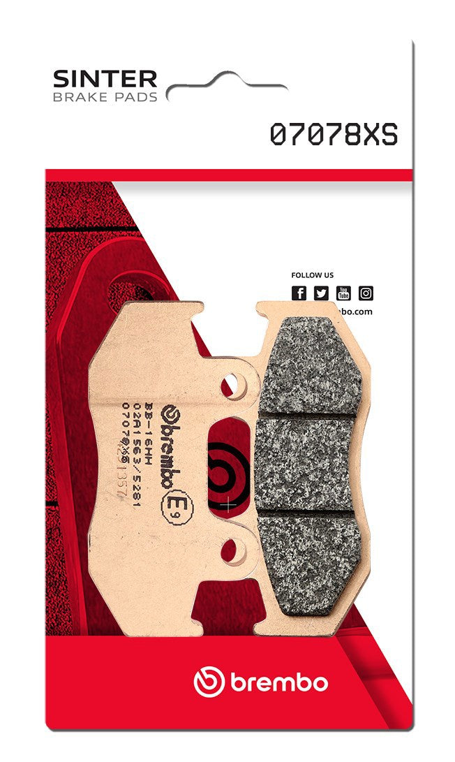 Pastillas freno Brembo sinterizadas (07078XS)