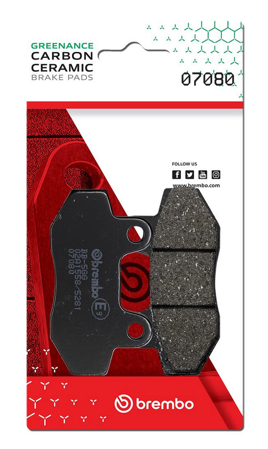Pastillas de freno Brembo genuinas (7080)