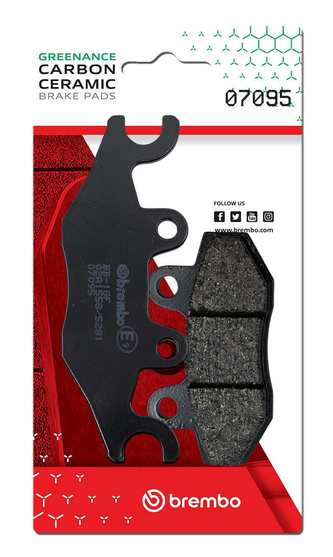Pastillas de freno Brembo genuinas (7095)