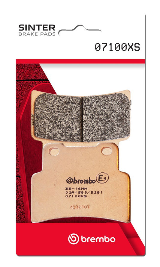Pastillas freno Brembo sinterizadas (07100XS)
