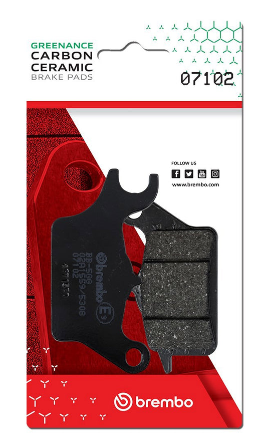 Pastillas de freno Brembo genuinas (7102)