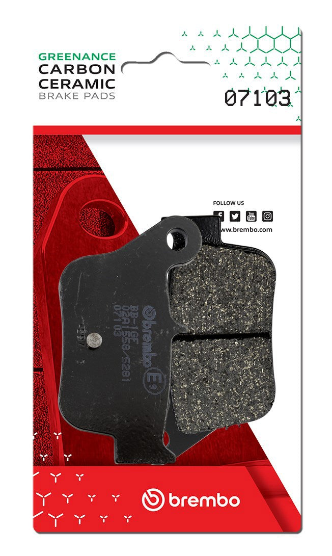 Pastillas de freno Brembo genuinas (7103)