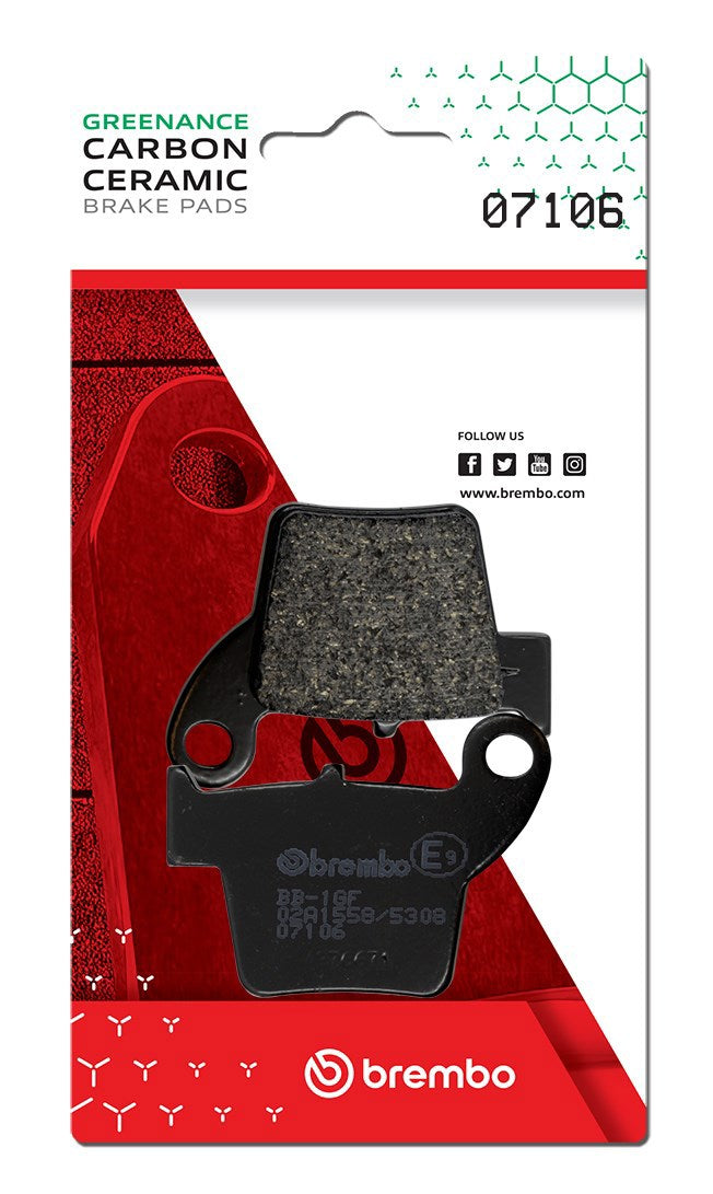 Pastillas de freno Brembo genuinas (7106)