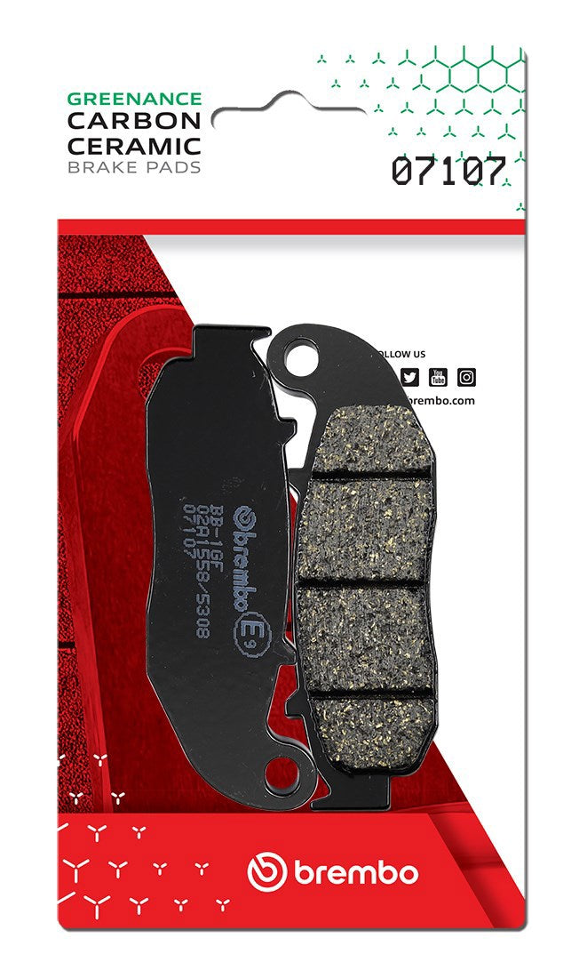 Pastillas de freno Brembo genuinas (7107)