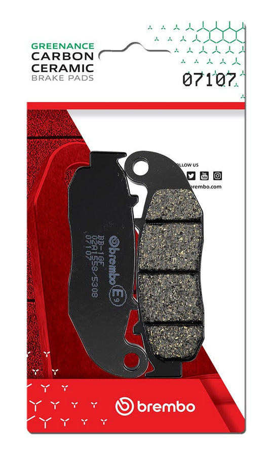 Pastillas de freno Brembo genuinas (7107)
