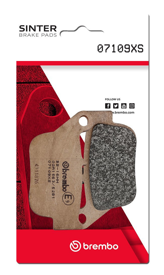 Pastillas freno Brembo sinterizadas (07109XS)