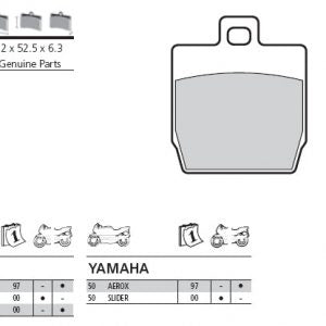 Pastillas de freno Brembo genuinas