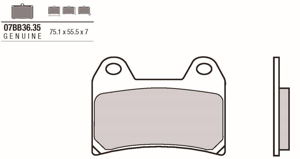 Pastillas de freno Brembo genuinas