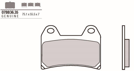 Pastillas de freno Brembo genuinas
