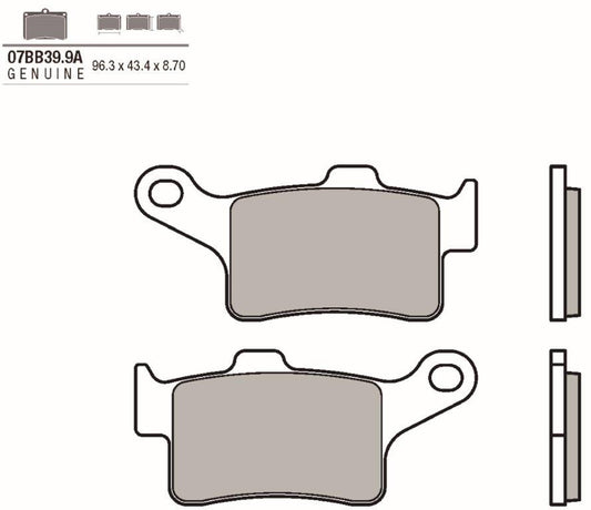 Pastillas de freno Brembo genuinas (07BB399A)